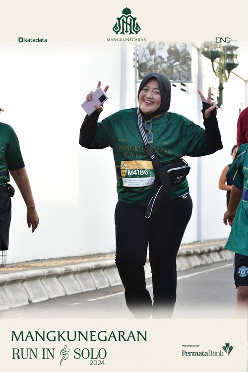 Race photo from Mangkunegaran Run 2024