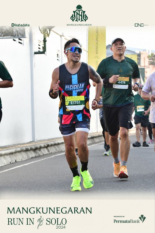 Race photo from Mangkunegaran Run 2024