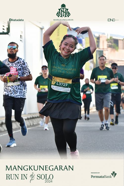 Race photo from Mangkunegaran Run 2024