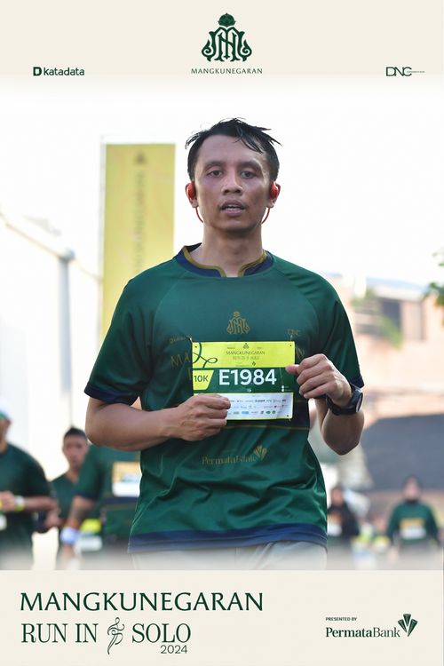 Race photo from Mangkunegaran Run 2024