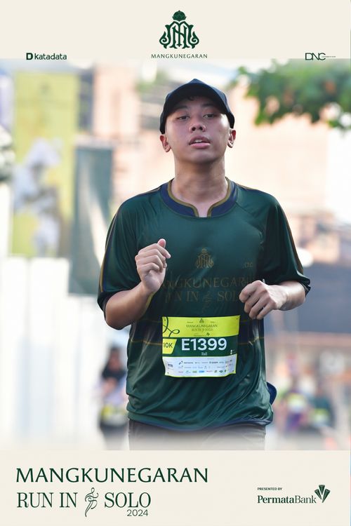 Race photo from Mangkunegaran Run 2024