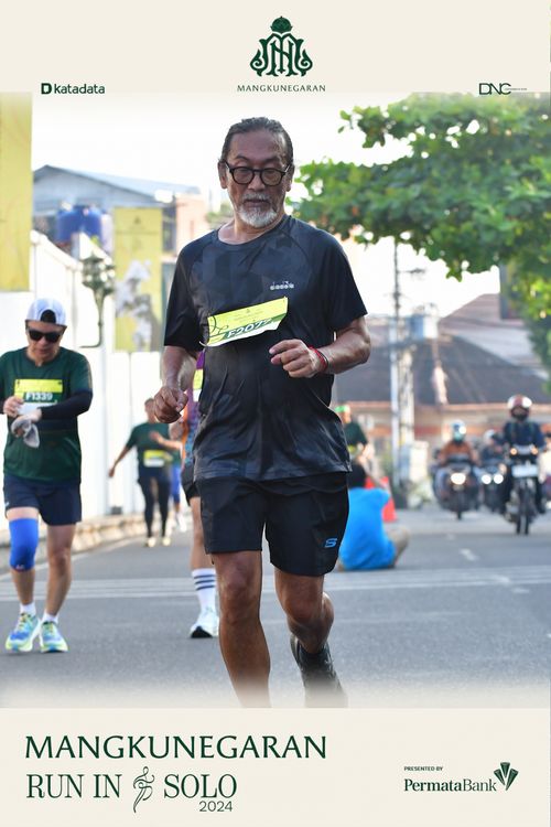 Race photo from Mangkunegaran Run 2024