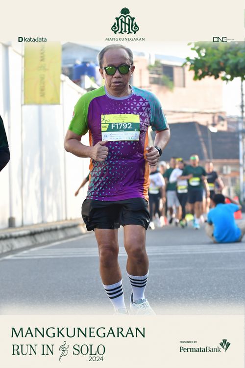 Race photo from Mangkunegaran Run 2024