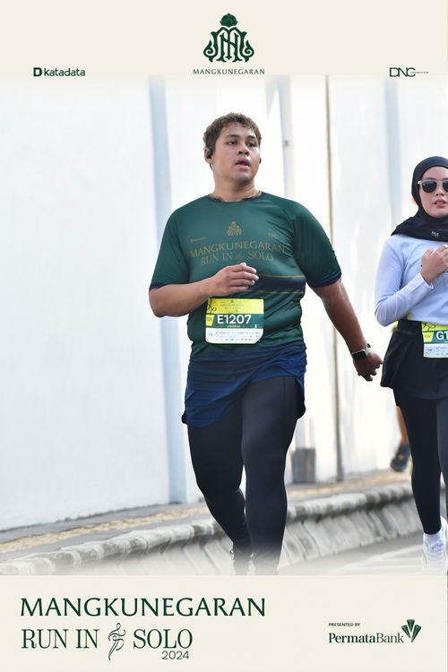 Race photo from Mangkunegaran Run 2024