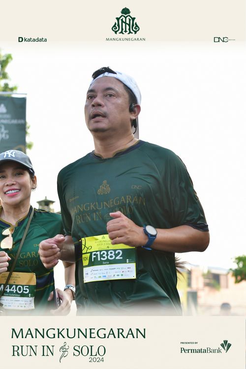 Race photo from Mangkunegaran Run 2024
