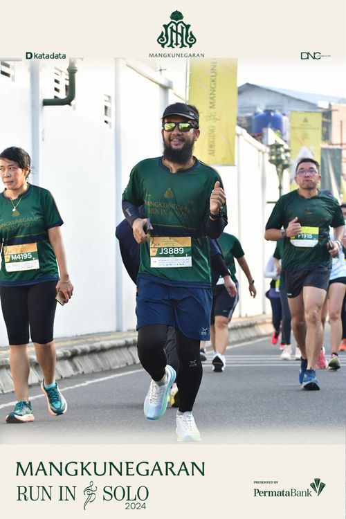 Race photo from Mangkunegaran Run 2024