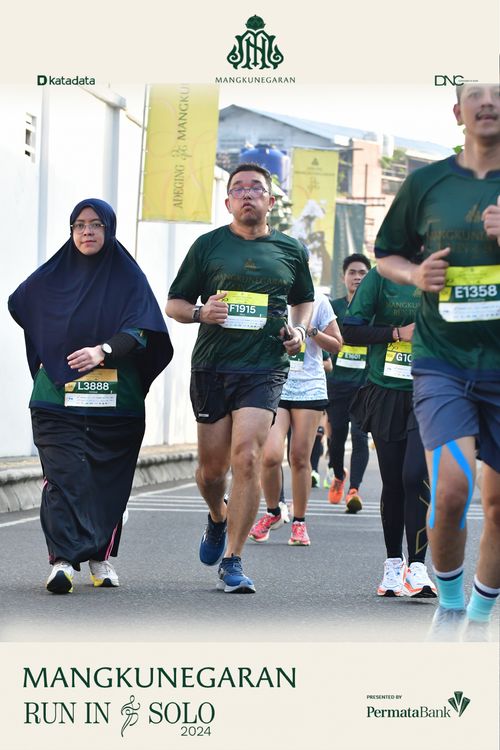 Race photo from Mangkunegaran Run 2024
