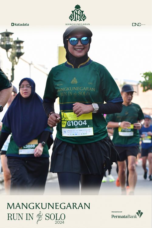 Race photo from Mangkunegaran Run 2024