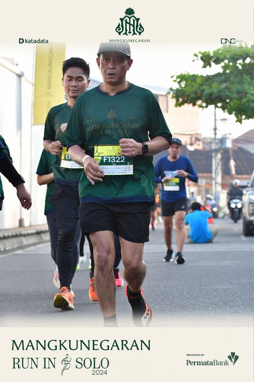 Race photo from Mangkunegaran Run 2024