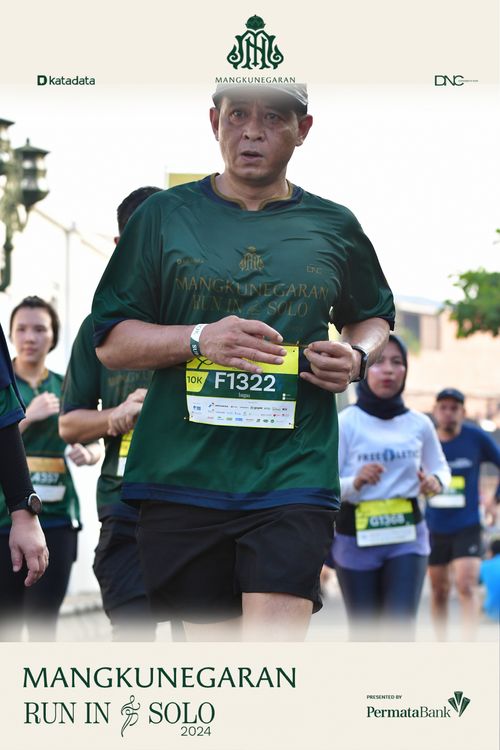 Race photo from Mangkunegaran Run 2024