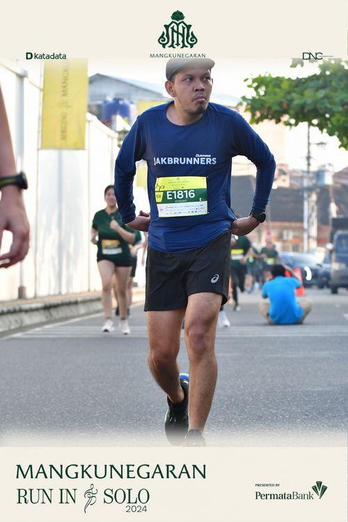 Race photo from Mangkunegaran Run 2024