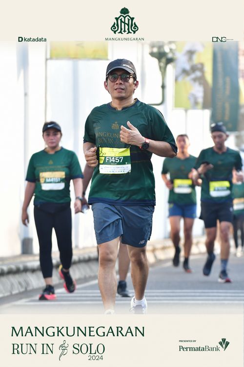 Race photo from Mangkunegaran Run 2024