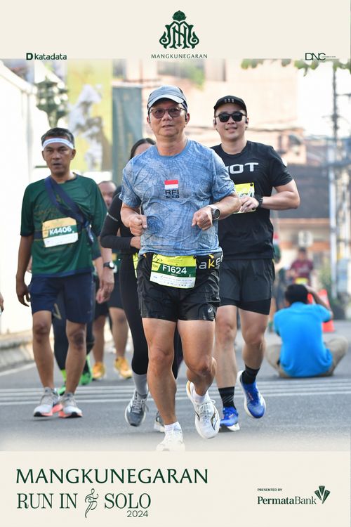 Race photo from Mangkunegaran Run 2024