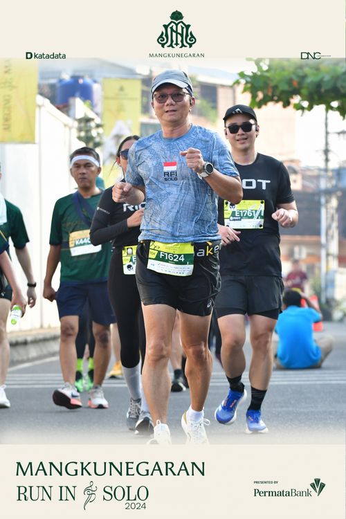 Race photo from Mangkunegaran Run 2024