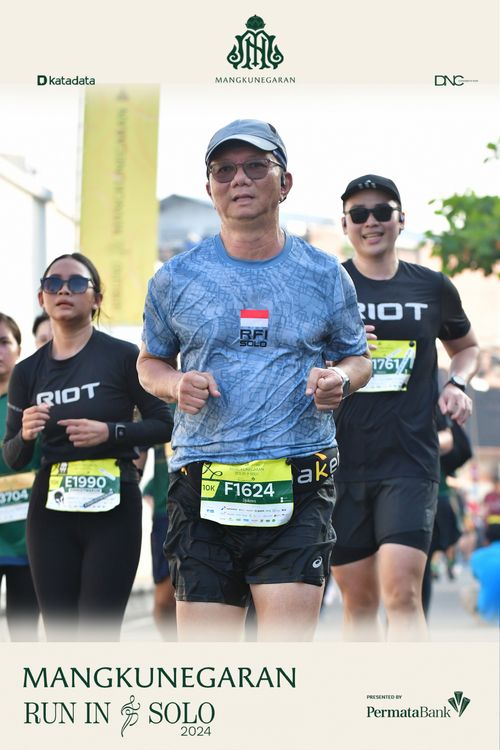 Race photo from Mangkunegaran Run 2024