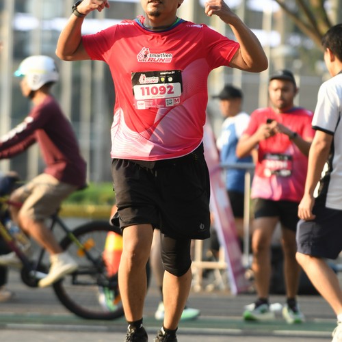 Race photo from SMARTFREN RUN 2026
