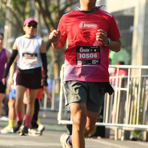 Race photo from SMARTFREN RUN 2026