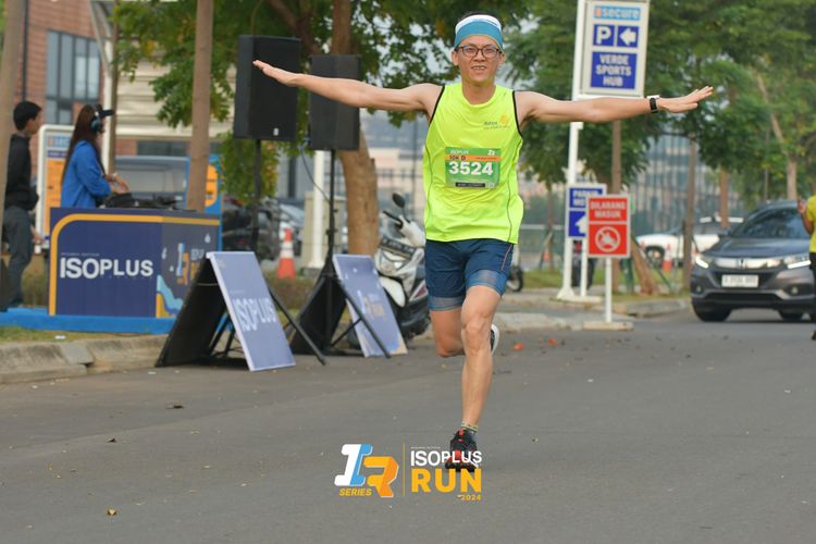 Race photo from ISOPlus Run 2024 Jakarta