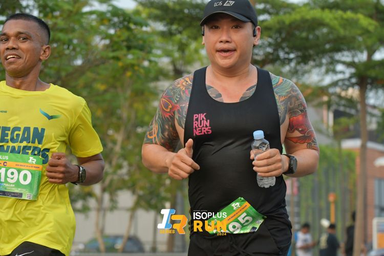 Race photo from ISOPlus Run 2024 Jakarta