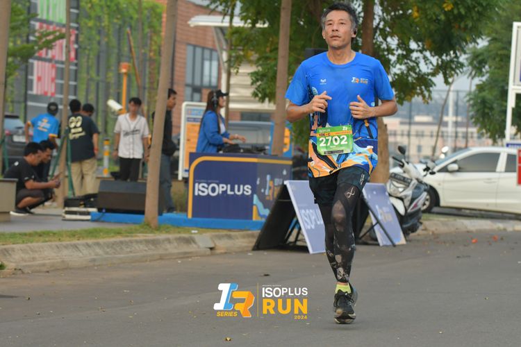 Race photo from ISOPlus Run 2024 Jakarta