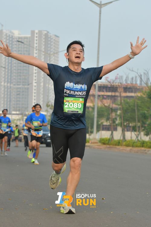 Race photo from ISOPlus Run 2024 Jakarta