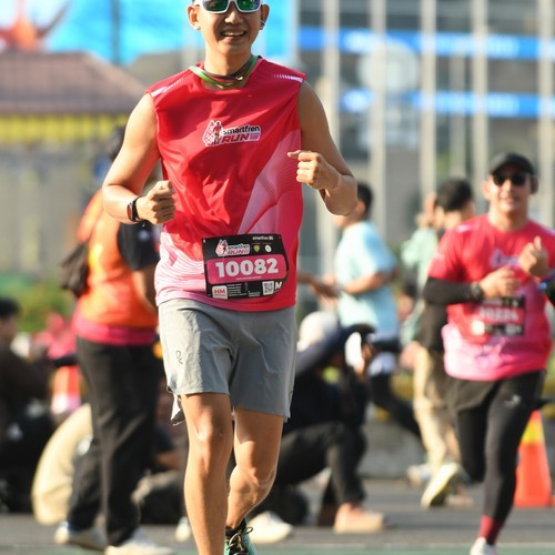 Race photo from SMARTFREN RUN 2026