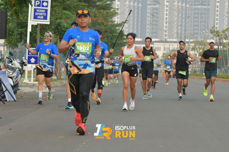 Race photo from ISOPlus Run 2024 Jakarta
