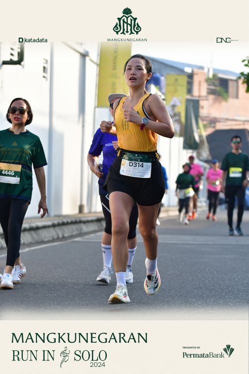 Race photo from Mangkunegaran Run 2024