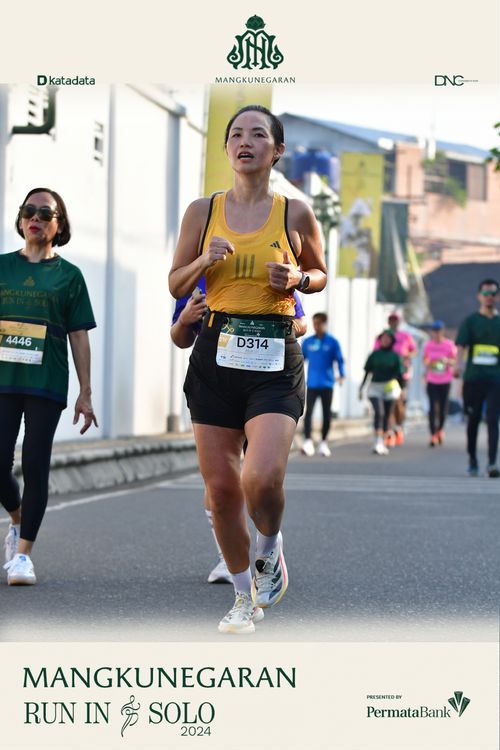 Race photo from Mangkunegaran Run 2024