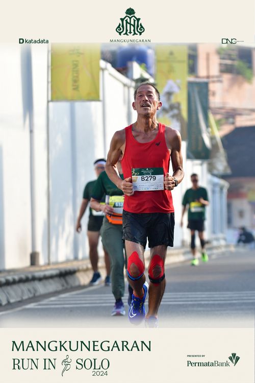 Race photo from Mangkunegaran Run 2024