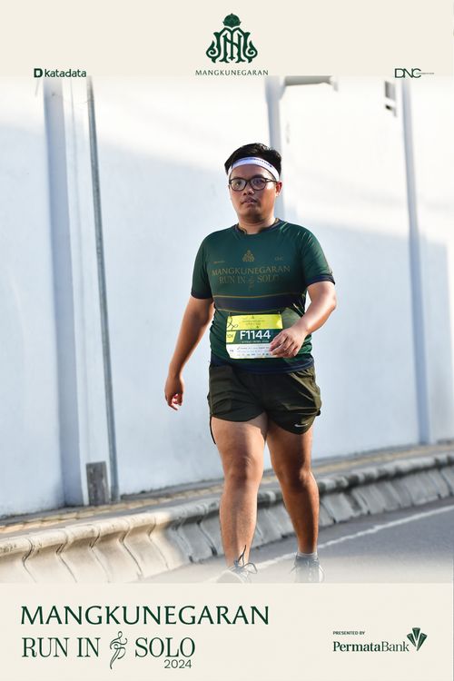 Race photo from Mangkunegaran Run 2024
