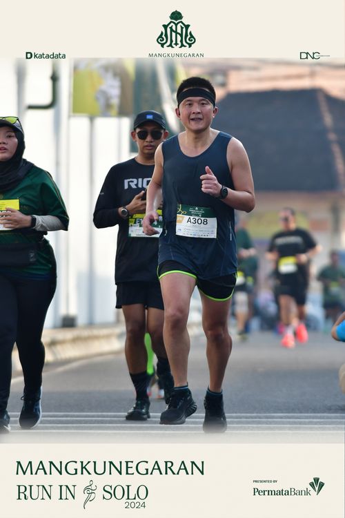 Race photo from Mangkunegaran Run 2024