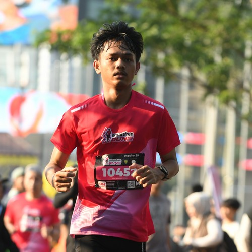 Race photo from SMARTFREN RUN 2026