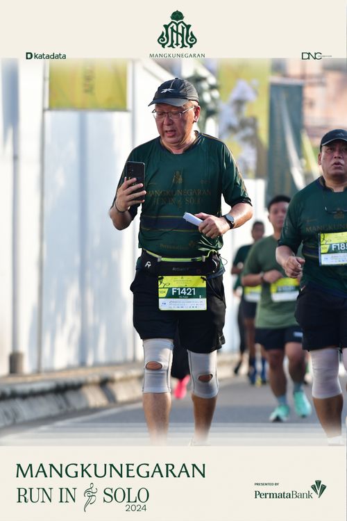Race photo from Mangkunegaran Run 2024