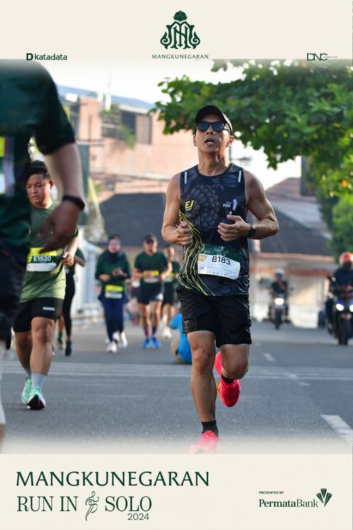 Race photo from Mangkunegaran Run 2024