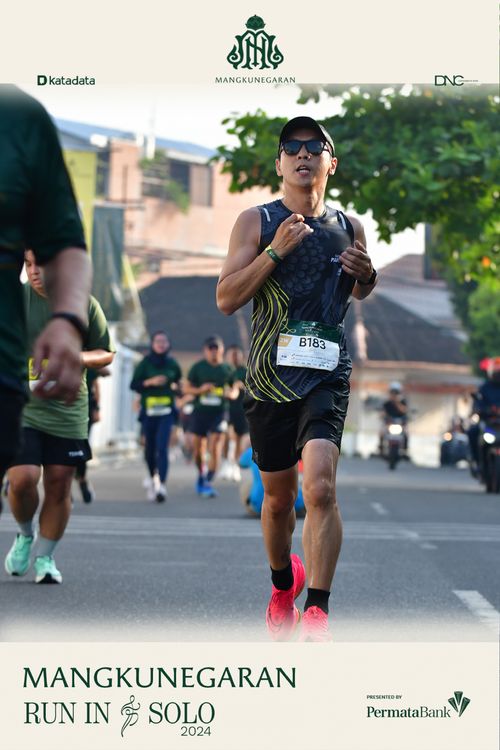 Race photo from Mangkunegaran Run 2024