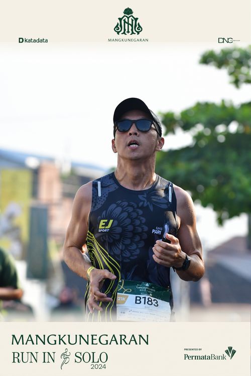 Race photo from Mangkunegaran Run 2024
