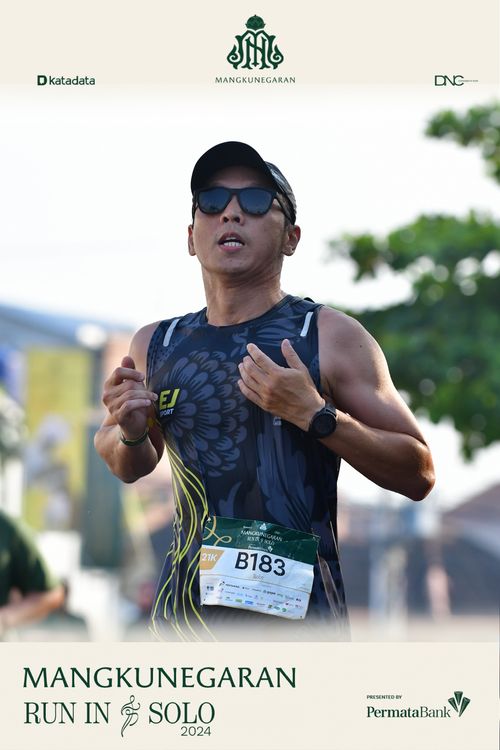 Race photo from Mangkunegaran Run 2024