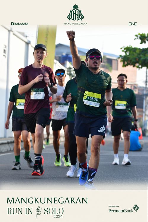 Race photo from Mangkunegaran Run 2024