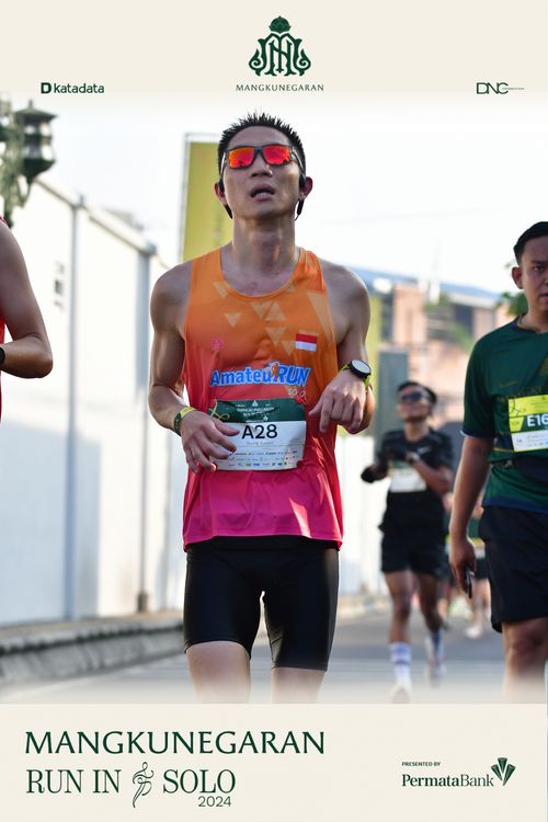 Race photo from Mangkunegaran Run 2024
