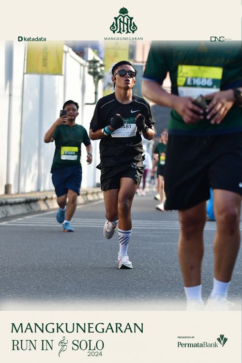 Race photo from Mangkunegaran Run 2024