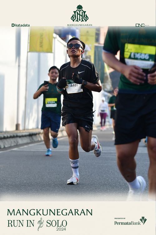 Race photo from Mangkunegaran Run 2024
