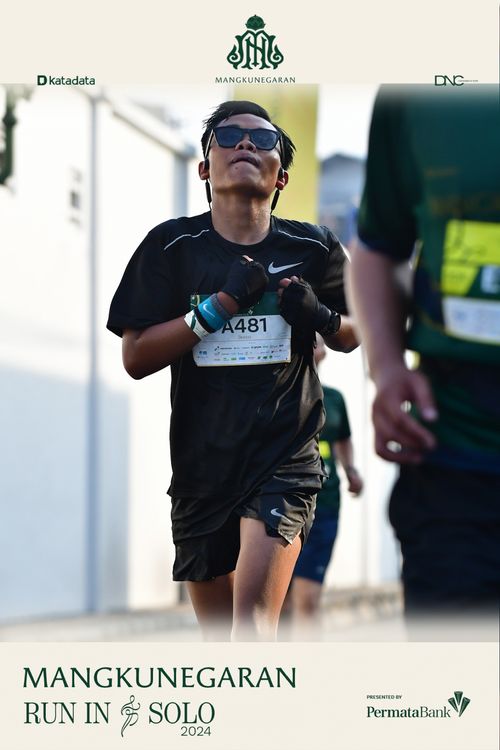 Race photo from Mangkunegaran Run 2024