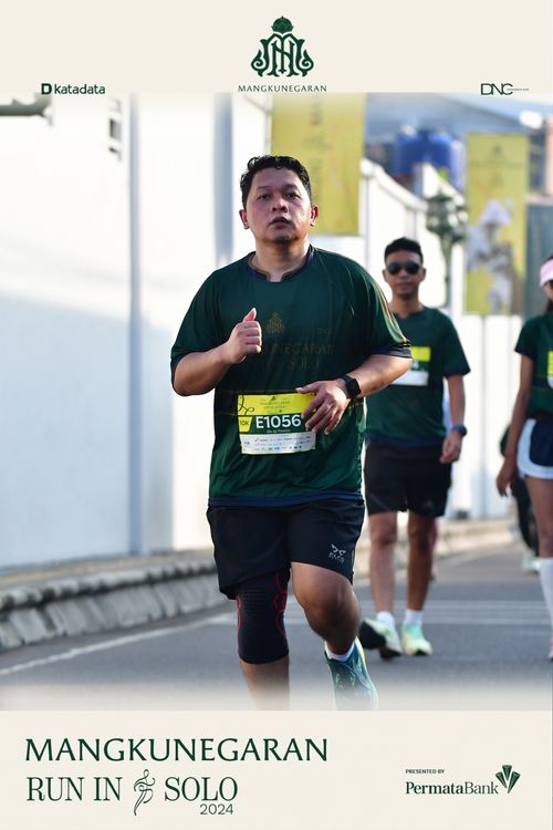 Race photo from Mangkunegaran Run 2024