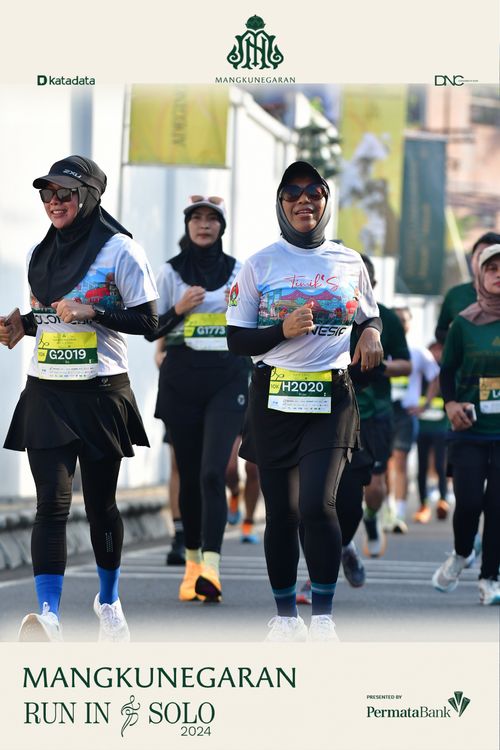 Race photo from Mangkunegaran Run 2024
