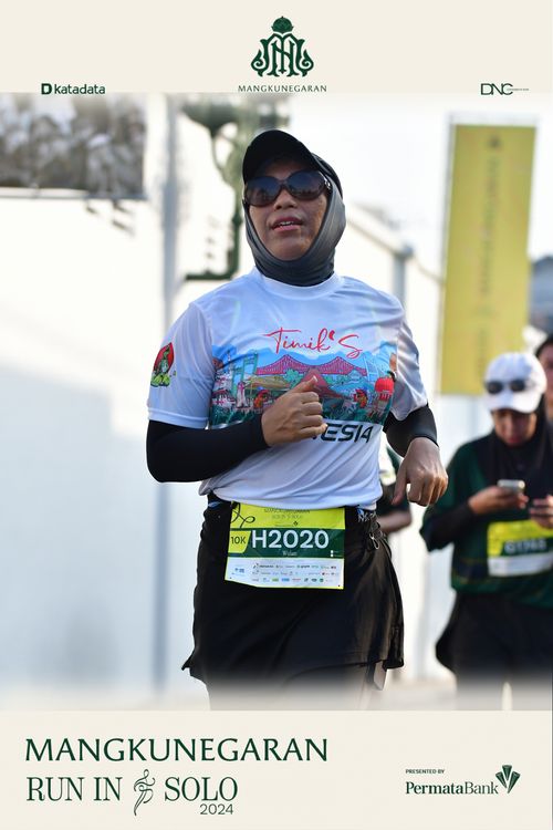 Race photo from Mangkunegaran Run 2024