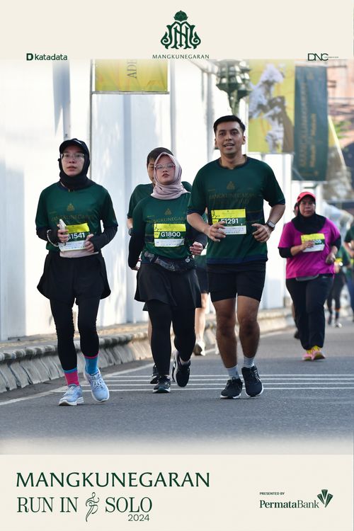 Race photo from Mangkunegaran Run 2024
