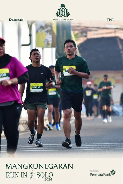 Race photo from Mangkunegaran Run 2024