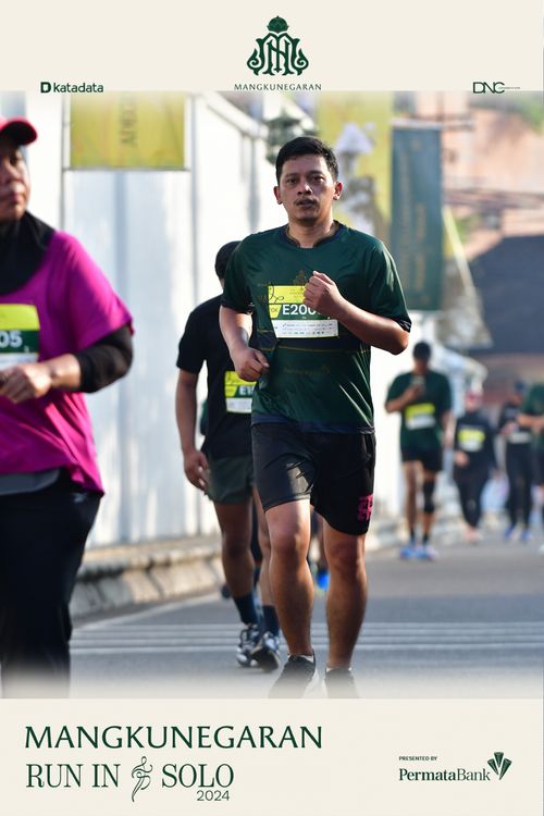 Race photo from Mangkunegaran Run 2024