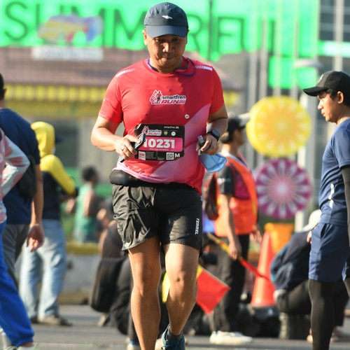 Race photo from SMARTFREN RUN 2026